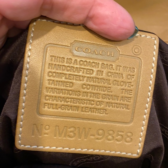 Coach F3W 9858 Legacy Leather Drawstring Backpack - Picture 2 of 12